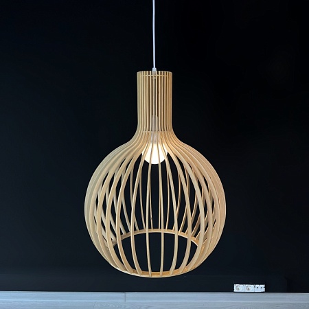 Подвесной Светильник Secto Octo 4240 Lamp Light Wood Imperiumloft 204455-22 - фото