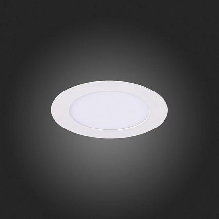 Св-к встр. Белый LED 1*6W 3000K 480Lm Ra80 110° IP20 D90xH30 220-240V ST210.538.06 - фото