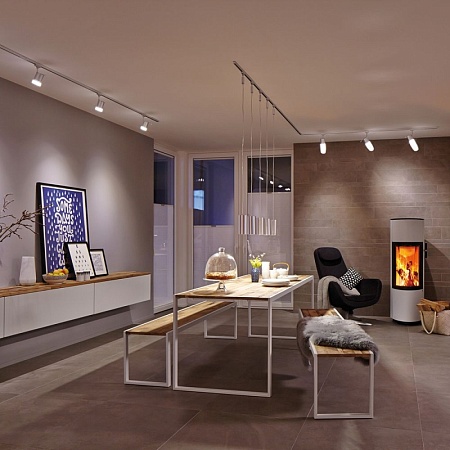 Светильник Feron AL156 трековый однофазный на шинопровод под лампу E14, белый - фото