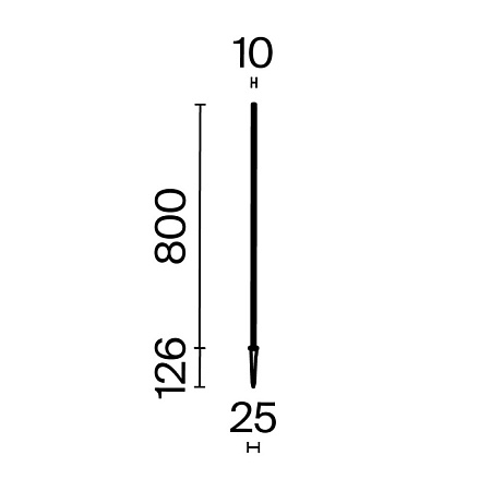 Ландшафтный светильник Outdoor Spear O441FL-L1GF3K1 - фото