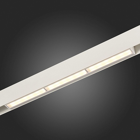 Магнитный трековый светильник Белый LED 1*18W 3000K 1 300Lm Ra>90 120° IP20 L330xW22xH4 ST804.536.18 - фото