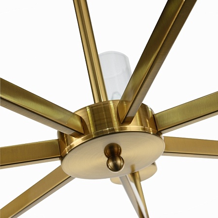 Люстра подвесная ST-Luce Латунь/Латунь, Прозрачный E14 7*60W SL1159.303.07 - фото