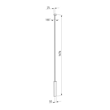 Светильник настенный светодиодный Alto LED 3000K латунь 40133/LED Elektrostandard - фото