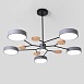 Люстра На Штанге Meade 6 Lamps Grey Imperiumloft 207861-26 - фото