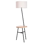 Торшер со столиком ARTE LAMP A9202PN-1BK