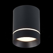 Светильник потолочный Черный LED 1*12W 3000K 840Lm Ra&gt;90 120° IP20 D79xH100 170-240V ST115.432.12