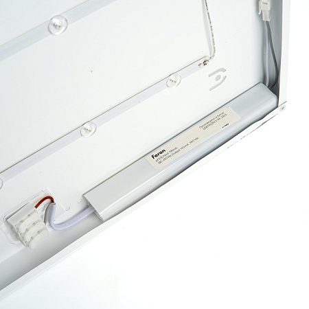 Светодиодная панель Feron AL2117 встраиваемая 40W 4000K  рассеиватель с 3D эффектом белый - фото