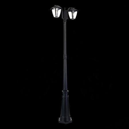 Светильник уличный наземный ST-Luce Черный/Черный, Прозрачный E27 2*40W SL081.405.02 - фото