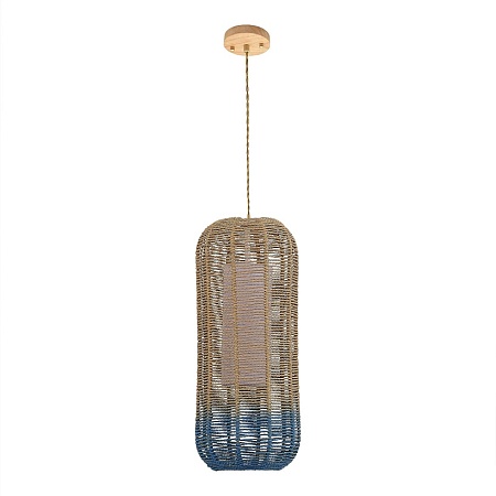 Светильник подвесной ST-Luce Древесный/Бежевый,Синий E27 1*40W SL1514.603.01 - фото