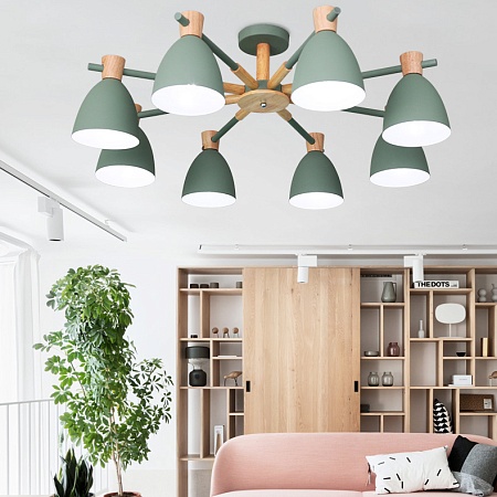 Потолочная Люстра Folke 8 Gray Imperiumloft 178024-26 - фото
