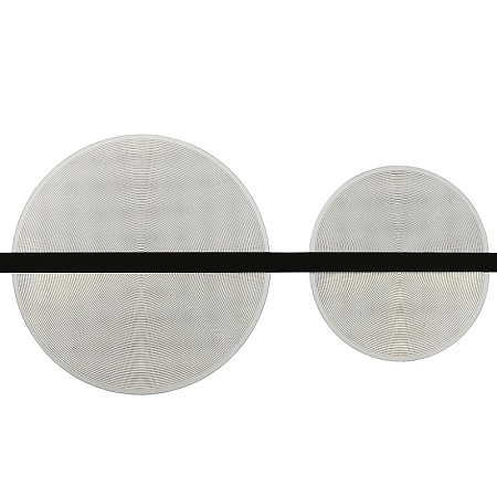 Светильник подвесной ST-Luce Черный/Прозрачный LED 1*24W 4000K SL6233.403.24 - фото