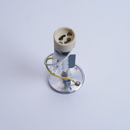 Светильник потолочный Feron ML1818 на подвесе MR16 35W 230V, белый, золото 55*125 - фото