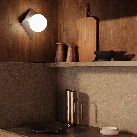 Настенный светильник (бра) Maytoni MOD445WL-01PT - фото