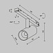 Трековый светильник Technical TR243-5W4K-B - фото