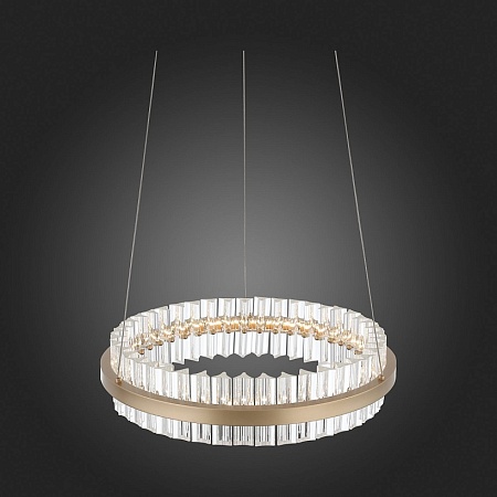 Светильник подвесной ST-Luce Золотистый/Золотистый, Прозрачный LED 1*34W 3000K SL383.203.01 - фото