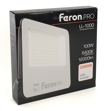 Светодиодный прожектор Feron LL-903 IP65 30W синий - фото