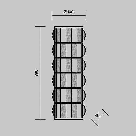 Настенный светильник (бра) Maytoni Castello MOD336WL-L35G3K - фото
