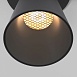 Светильник встраиваемый с антибликовой решеткой Bell 8W 3000K черный 25097/LED Elektrostandard - фото