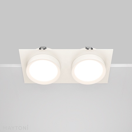 Встраиваемый светильник Technical Hoop DL086-02-GX53-SQ-W - фото