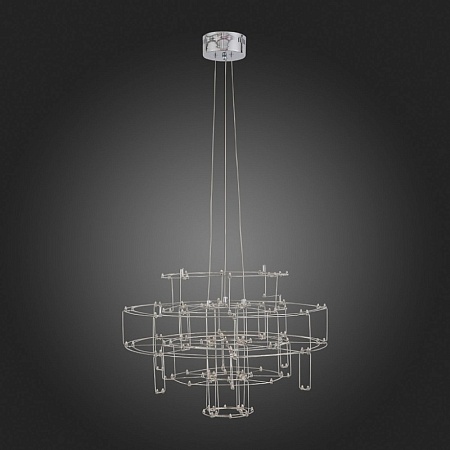 Люстра подвесная ST-Luce Хром/Хром LED 64*0,2W 3200K SL798.103.64 - фото