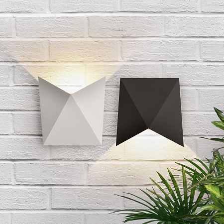 Уличный светодиодный светильник Batterfly черный 1517 Techno LED черный Elektrostandard - фото