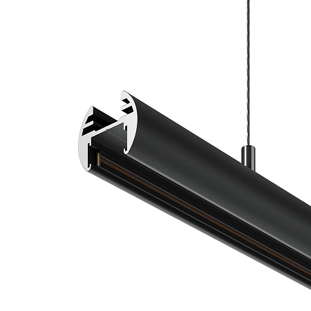 Шинопровод 2м подвесной круглый basity, черный Technical Busbar trunkings Basity TRX172-R-112B - фото