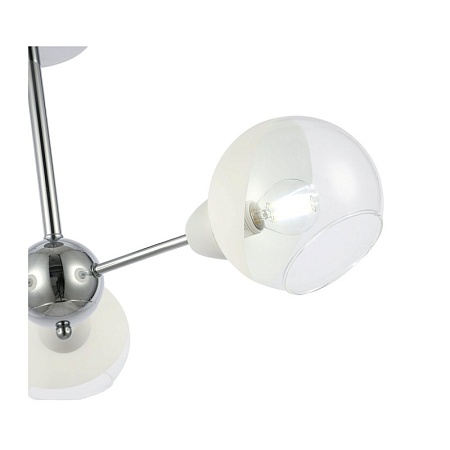 Светильник потолочный Хром/Прозрачный, Матовый никель E14 3*40W SLE102702-03 - фото