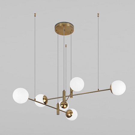Подвесной светильник Eurosvet 70146/6 латунь - фото