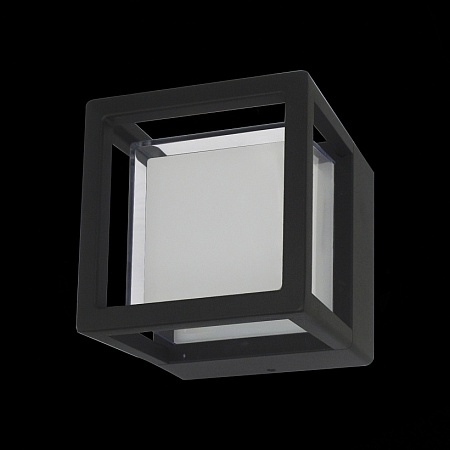 Светильник уличный настенный ST-Luce Черный/Белый LED 1*5W 4000K SL9504.401.01 - фото
