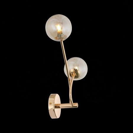 Бра ST-Luce Золотистый/Коньячный G9 2*3W SL435.201.02 - фото