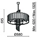 Подвесной светильник Maytoni Frame MOD174PL-06G - фото