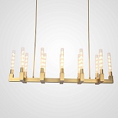 Люстра Canelle Linear Chandelier 12 Modern Brass Imperiumloft 84598-22