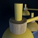 Люстра На Штанге Fanta A 8 Lights Yellow Imperiumloft 101568-26 - фото