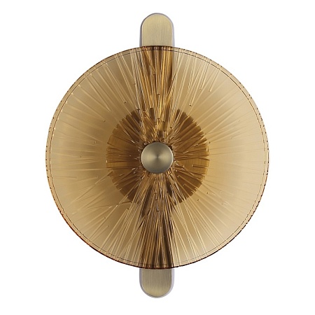 Светильник настенный ST-Luce бронза/янтарь LED 1*11W 4000K SL6141.311.01 - фото