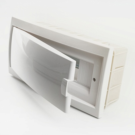 Бокс встраиваемый STEKKER EBX50-2/12-20 12 модулей, белый, пластик, серия Standart - фото