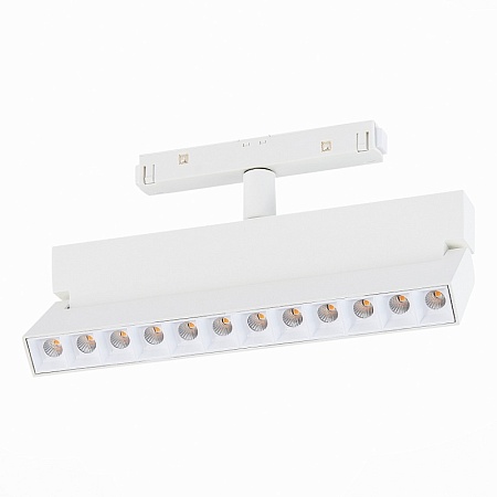 Магнитный трековый светильник белый LED 1*12W 4000K 1 009Lm Ra>80 36° IP20 L219xW22xH13 ST362.546.12 - фото
