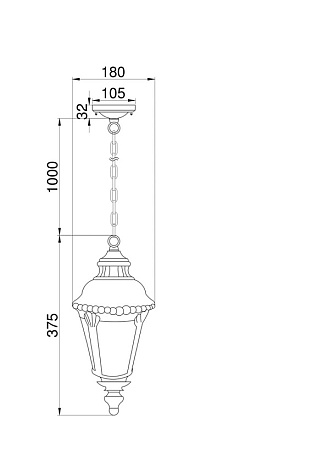 Подвесной светильник Outdoor Goiri O029PL-01GN - фото
