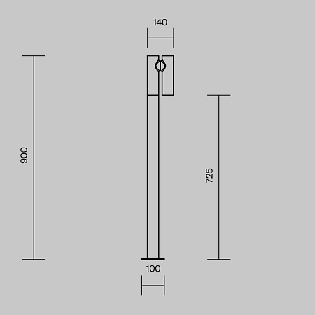 Ландшафтный светильник Outdoor O494FL-L10B3K - фото