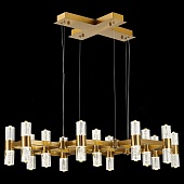 Люстра подвесная ST-Luce Латунь/Прозрачный LED 26*2,5W 4000K SL6007.203.26