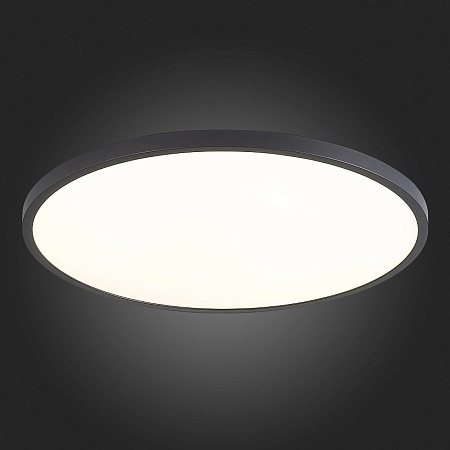 Светильник потолочный Черный LED 1*48W 4000K 4 320Lm Ra>90 120° IP20 D600xH27 185-265V ST601.442.48 - фото