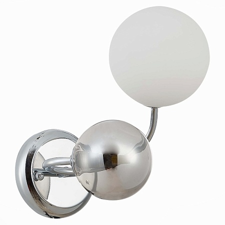 Светильник настенный Хром/Белый, Дымчатый G9 LED 2*5W SLE220911-02 - фото