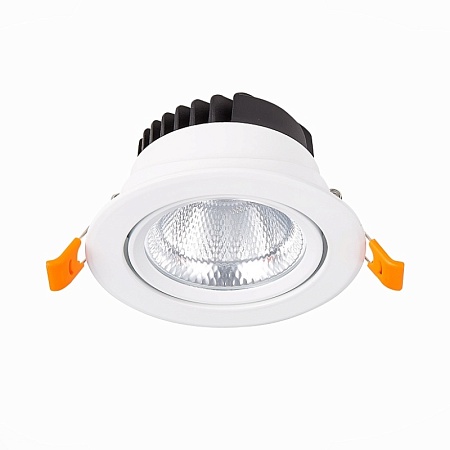 Св-к встр. Белый LED 1*10W 4000K 750Lm Ra80 36° IP20 D109xH65 220-240V ST211.548.10.36 - фото