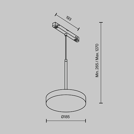 Трековый светильник Technical TR123-4-15W-DS-B - фото