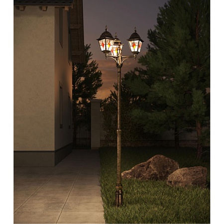 Парковый светильник Arte Lamp MADRID A1542PA-3BN - фото