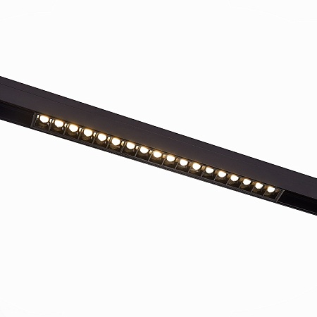 Магнитный трековый светильник Черный LED 1*18W 3000K 1 407Lm Ra>90 36° IP20 L331xW22xH4 ST361.436.18 - фото