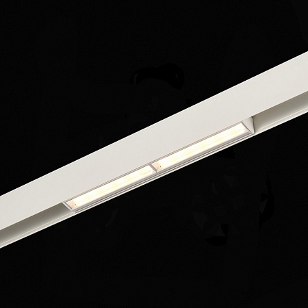 Магнитный трековый светильник Белый LED 1*12W 3000K 850Lm Ra>90 120° IP20 L220xW22xH46 ST804.536.12 - фото