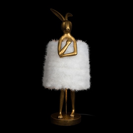 10315/B White fluff Настольная лампа LOFT IT Lapine - фото