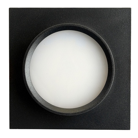 Светильник встраиваемый Feron DL505 потолочный GX53 черный квадрат IP44 - фото