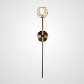 Бра Boule De Cristal Long Sconce Brass Imperiumloft 185376-22