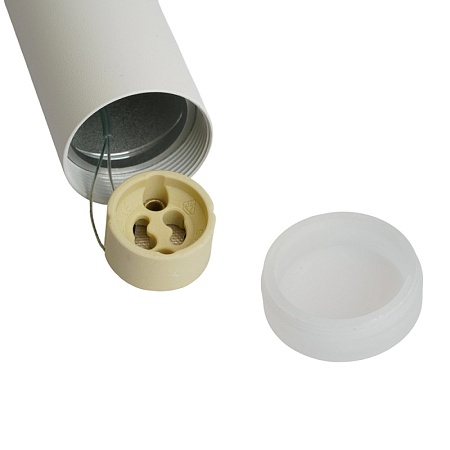 Светильник потолочный Feron ML1028 Barrel levitation на подвесе MR11 35W 230V, белый 40*250 - фото